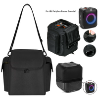 Large Capacity Carrying Box Adjustable Shoulder Strap Waterproof Speaker Case Multifunctional for JBL PartyBox Encore Essential