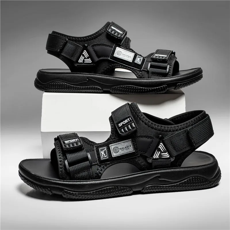 

Sandals Men's Trend 2024 Summer Breathable Non-stinky Feet Sports Sandals Outdoor Beach Non-slip Wear-resistant Men's Shoes