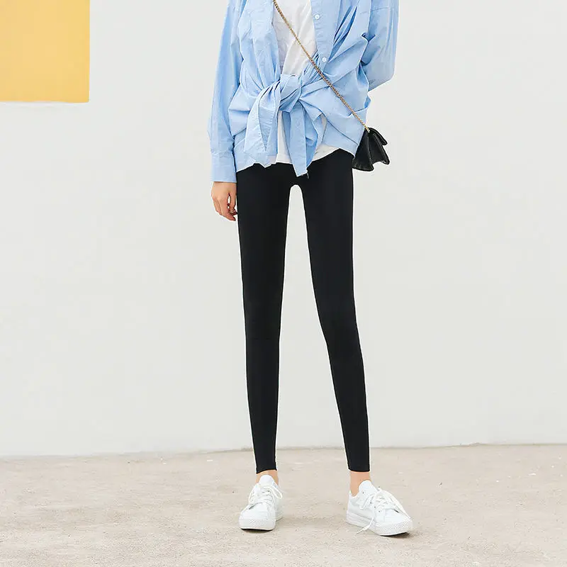 Leggings With Pockets Woman White Bottoms Fitness Trousers Extreme Sporty Rear Zipper Work Tight Fluffy Fall Pants Heel Waisted