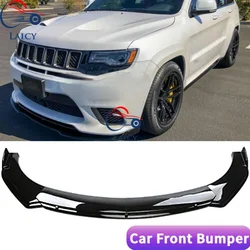 LAICY For Jeep Grand Cherokee SRT SRT8 Car Front Body Bumper Spolier Lip Chin Diffuser Splitter Air Dam Kit Protector Guard