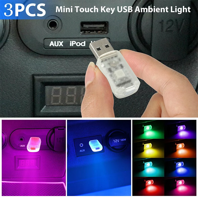 

3 шт., неоновые светодиодсветодиодный лампы с питанием от USB