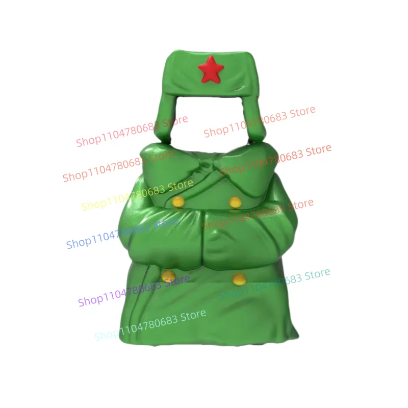 MOC 빌딩 블록 미니 피규어 PLA 군사 코트 만화 애니메이션 액세서리 조립 모델 장식 장난감 선물 컬렉션