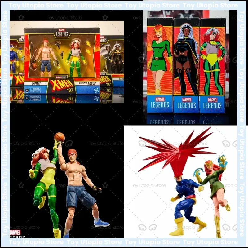 In Stock for Hasbro Marvel Legends X-Men 97 Gambit and Rogue Hasbropulse Exclusive Action Figure Model Toy Collection Hobby