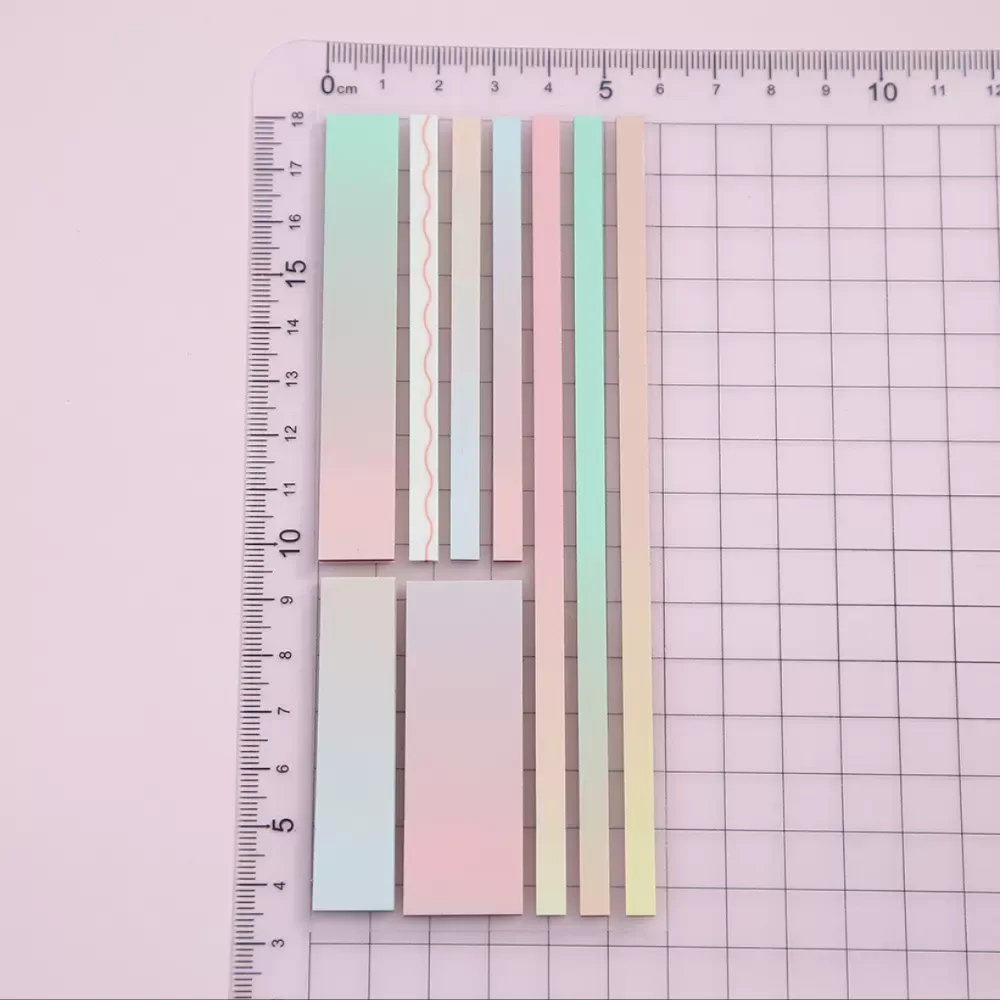 KindFuny-notas adhesivas transparentes, pestañas de índice de notas, banderas de flechas para marcador de página, pegatinas para planificador, oficina y escuela