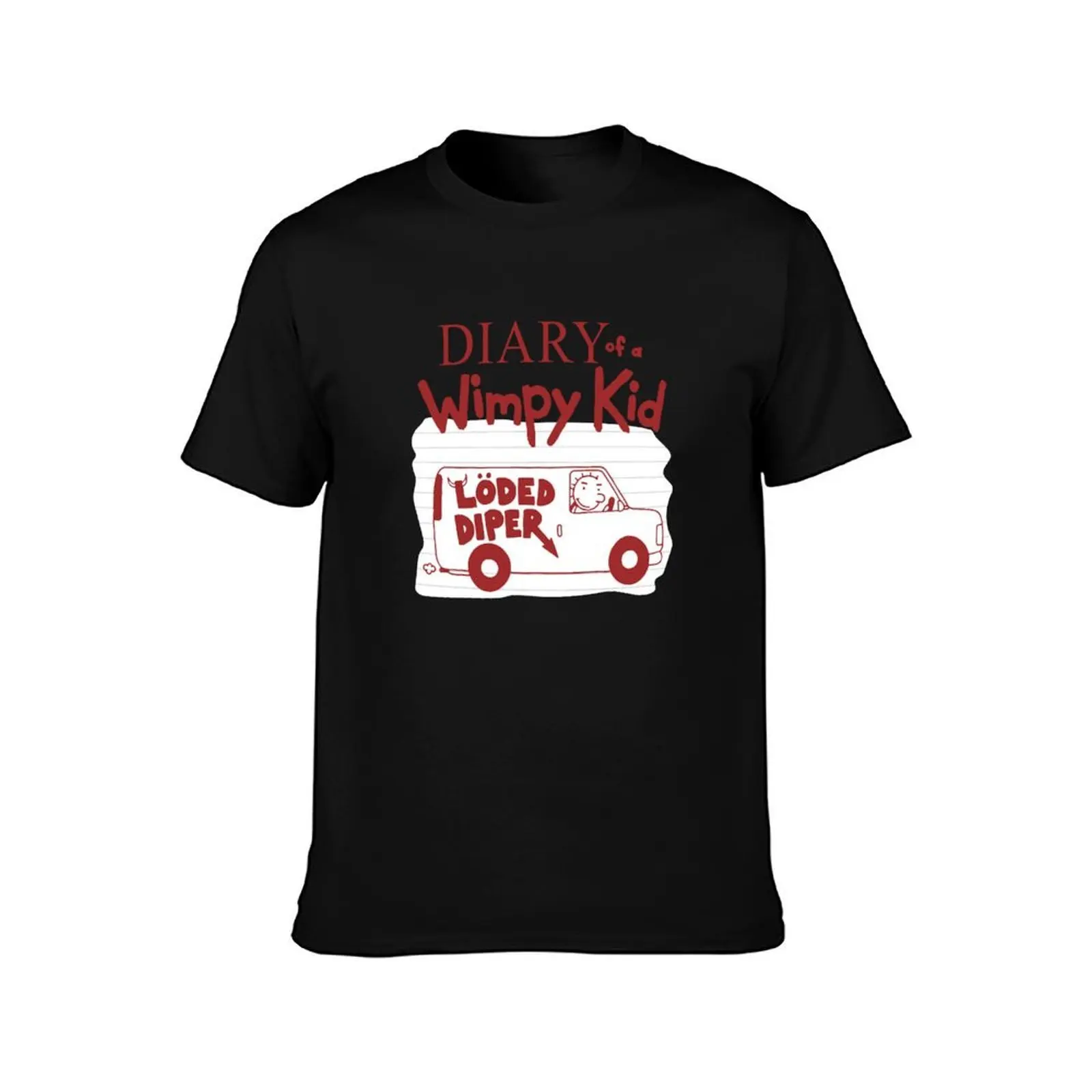 Diary Of A Wimpy Kid Loded Diper World Book Day. T-Shirt, Summer Casual Cotton Tee, Oversized Streetwear Tops, Unisex Men Women