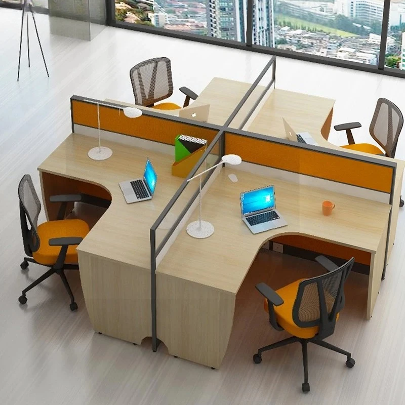 

China Manufacturer Modern Modular Office Furniture Workstation 2, 4, 6 Seater Office Workstation Desk for 2, 4, 6 Person People