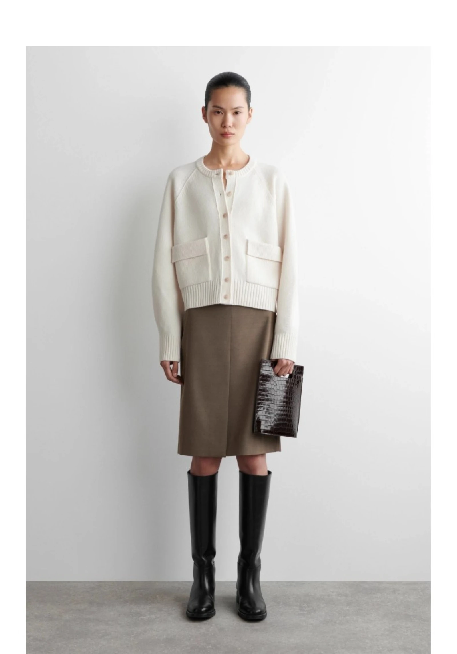 Ethereal MD 2025, neuer Winterstil der lässigen Damenmode, Standard-Strickpullover aus Wollmischung mit Rundhalsausschnitt