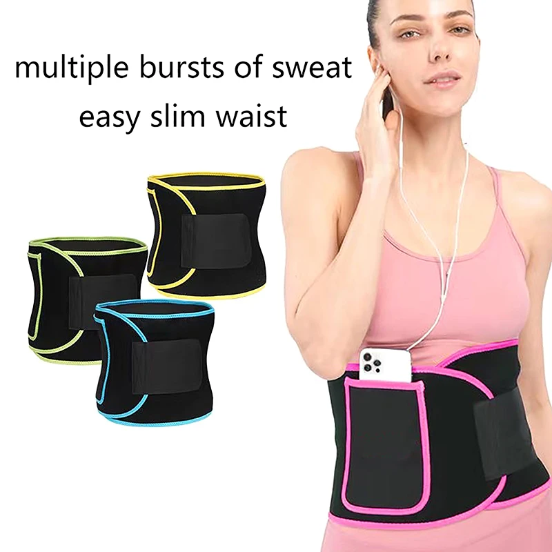 New Gym Waist Trainer Weight Loss Shapewear Belly Sweat Trimmer Belt Fitness Sports Waist Support Wrap Sauna for Women Men