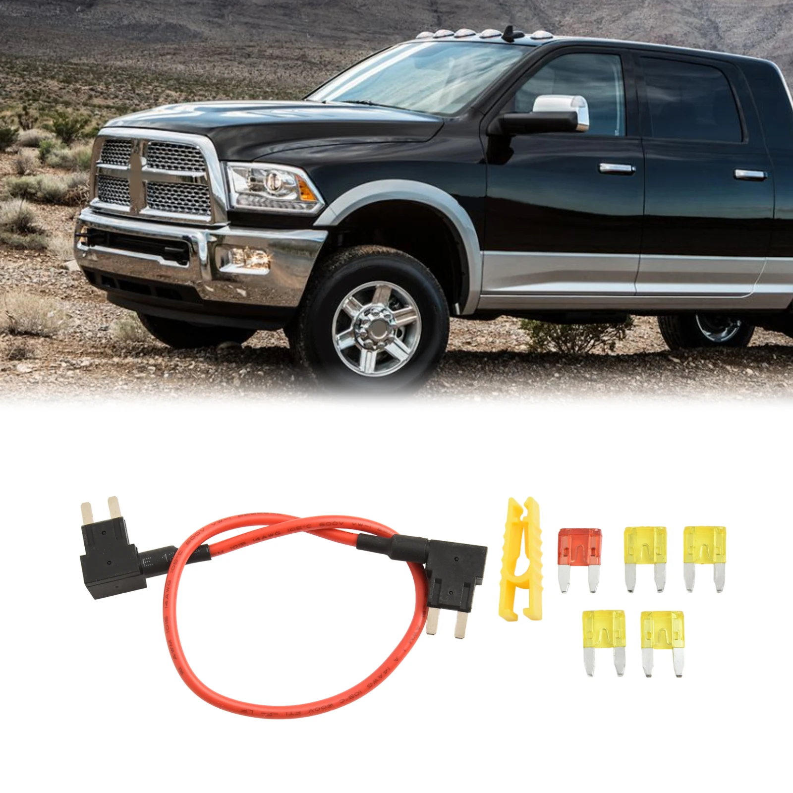 TIPM Fuel Pump Relay Bypass Cable For FOR Various For Dodge Models Safe and Efficient Power Source Alternative