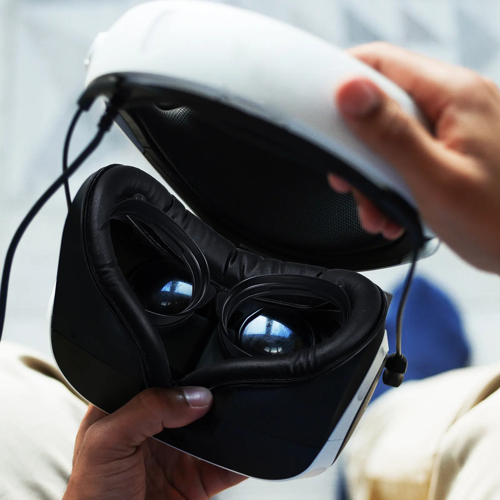 

Магнитная защитная маска-протектор для VR-линз, совместимая с оправой для очков, аксессуары для защиты линз, антибликовая защита
