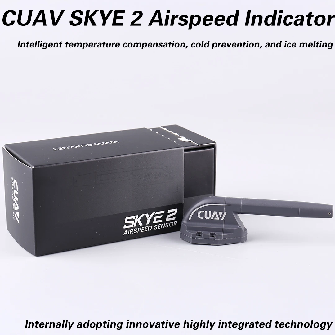 

CUAV SKYE 2nd Gen Intelligent Airspeed Gauge Drone with CAN Protocol Dual Temperature Compensation System for Model Drones