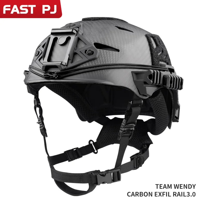 Wendy Tactical Helmet EXALRail 3.0 Carbon Fiber Outdoor Game Protection Helmet