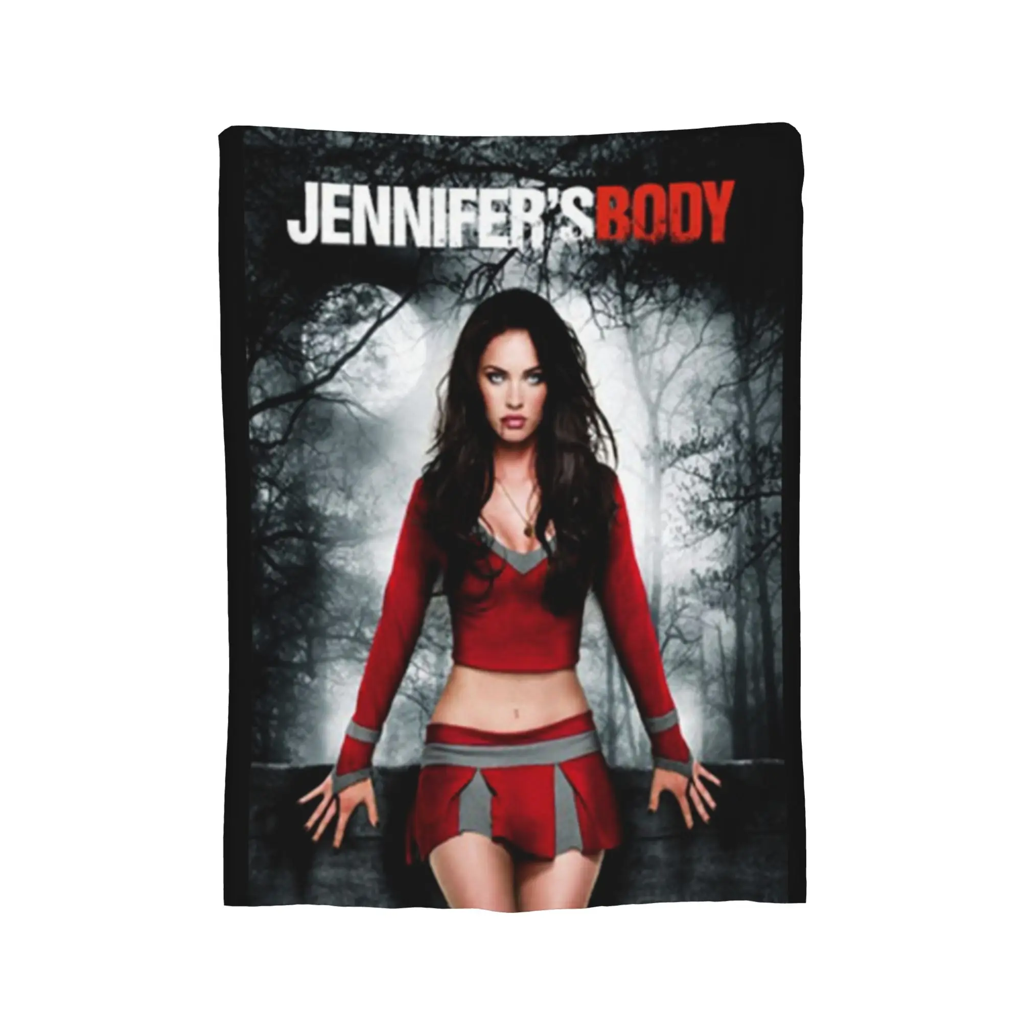 Jennifer's Body Movie Poster Knitted Blankets   Fuzzy Throw Blanket Summer Air Conditioning Printed Ultra-Soft Warm Bedsprea