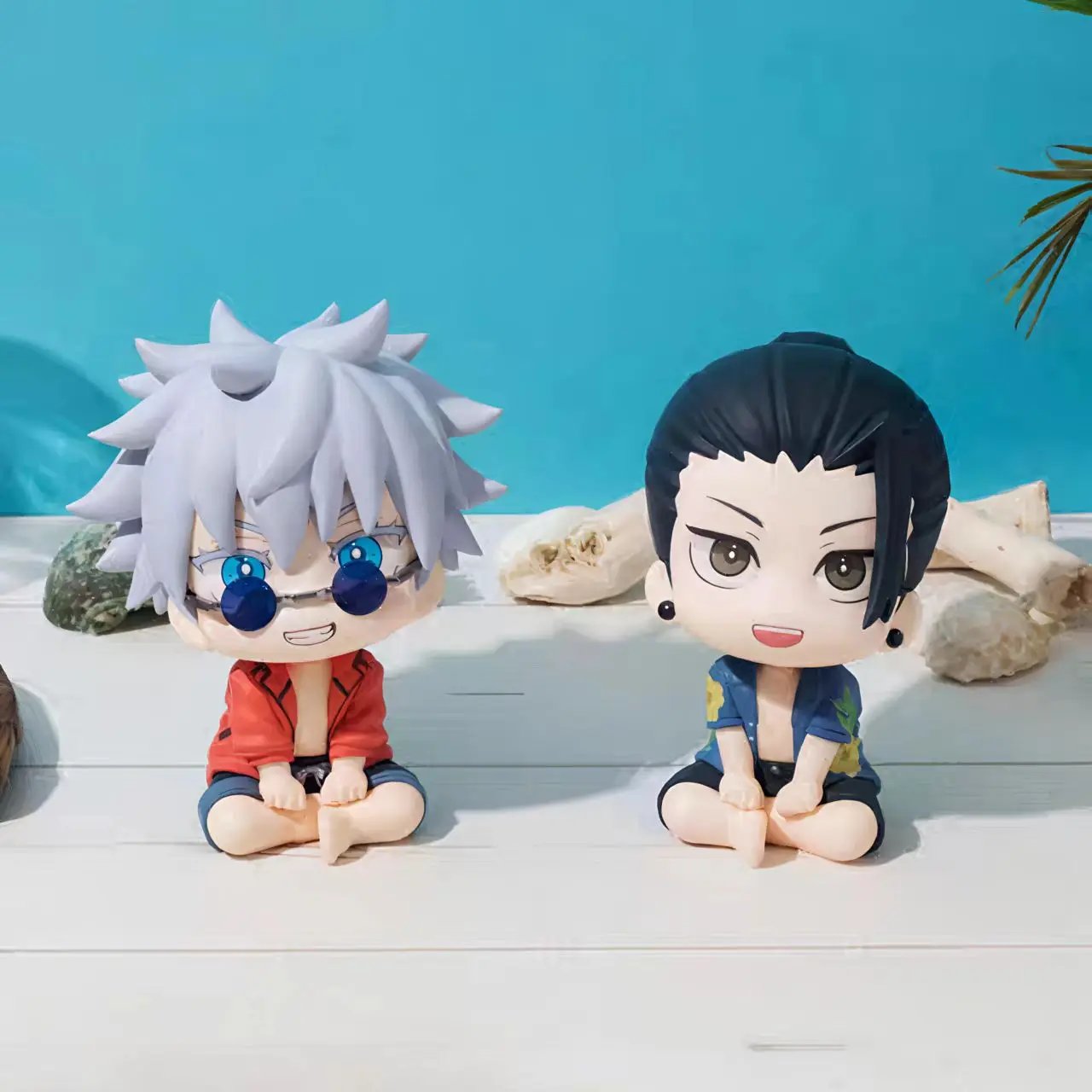 

Мультфильм аниме дзюдзюцу кайсен сидячая поза Gojo Satoru Geto Suguru милая фигурка куклы украшение автомобиля модель Рождественская игрушка в подарок