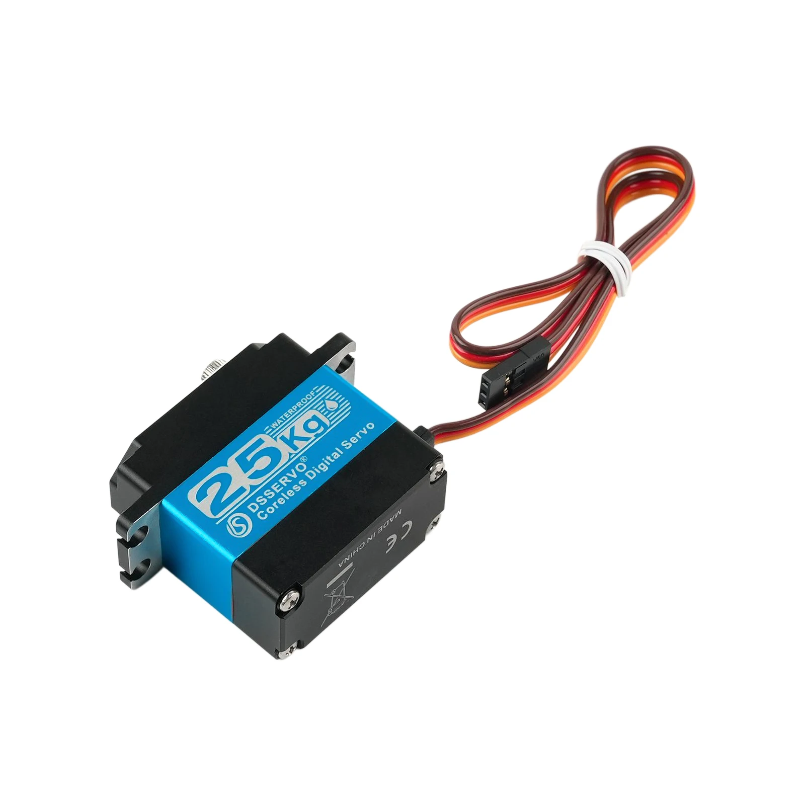 Coreless Servo 25kg High Speed Full Body CNC Metal Digital IP67 Waterproof Servos Stainless Steel Gear For Arduino Robot RC Cars