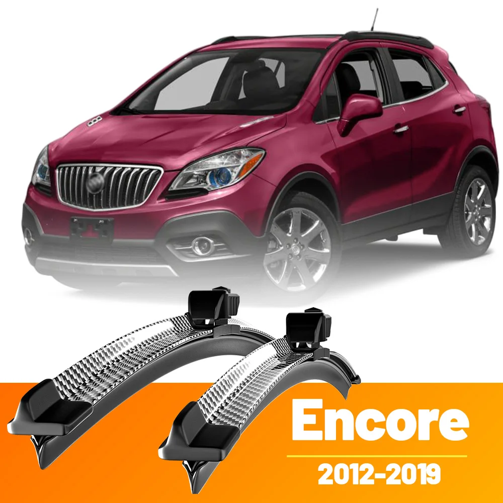 2 stücke Frontscheibe Scheibenwischerblätter Carbon Faser Scheibenwischer Für Buick Encore 2012-2019 2013 2014 2015 2016 2017 2018