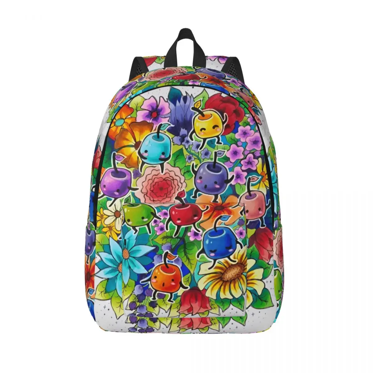 Junimo Tattoos Stardew Valley Backpack Middle High College School Student Game Book Bags Men Women Canvas Daypack Hiking