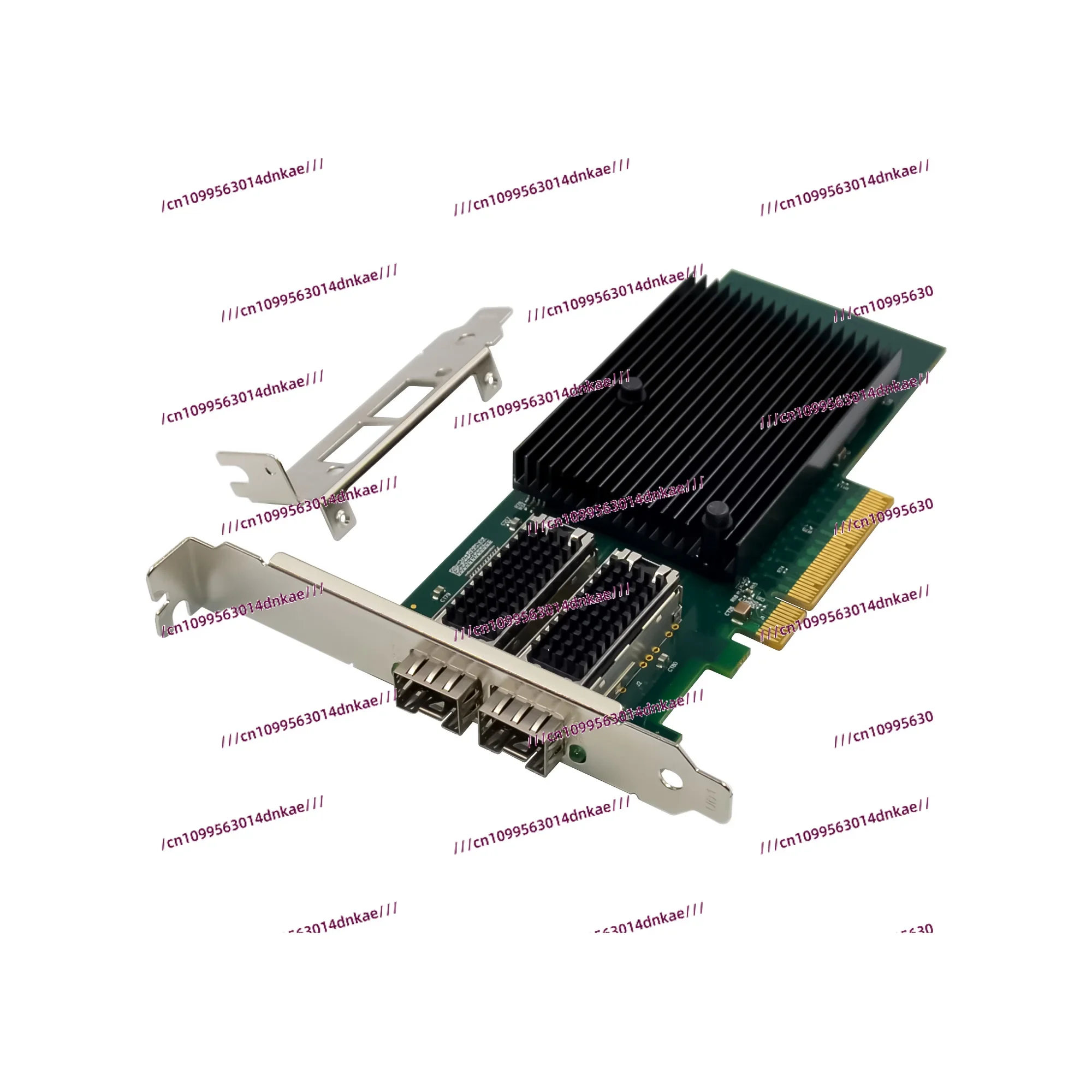 Intel X710 Chip, Dual-port 10 Gigabit Fiber Optic Network Interface Card X710-DA2 10G SFP + Wired Network Interface Card