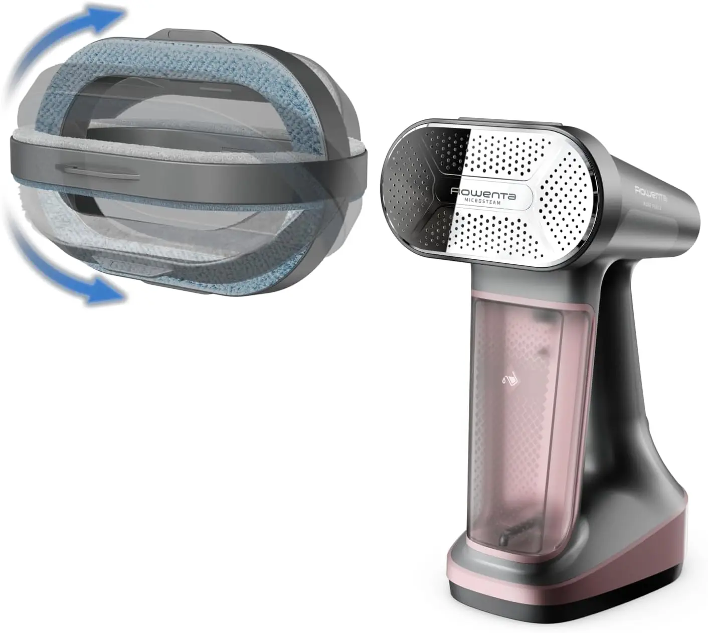 

Iron Steamer for Clothes, 3in1 Hand Held Steamers, Clothing Steamer, Ironing, Lint Remover, 7.1 Oz Tank, 1875 Watts, Auto-Off