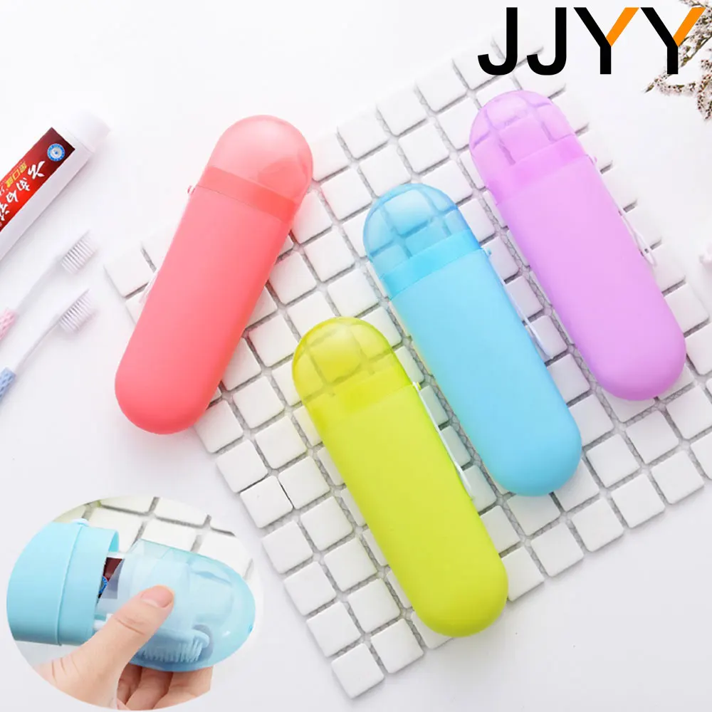 JJYY Travel Portable Toothbrush Toothpaste Storage Box Holder Cup Wash Toothbrush Organizer Bathroom Products