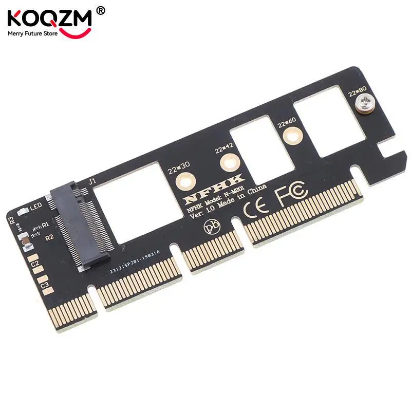 Ngff conversor de cartão para xp941 sm951 pm951 a110 ssd, chave m m.2 nvme ssd para pci-e pci express 3.0 16x x4 adaptador riser