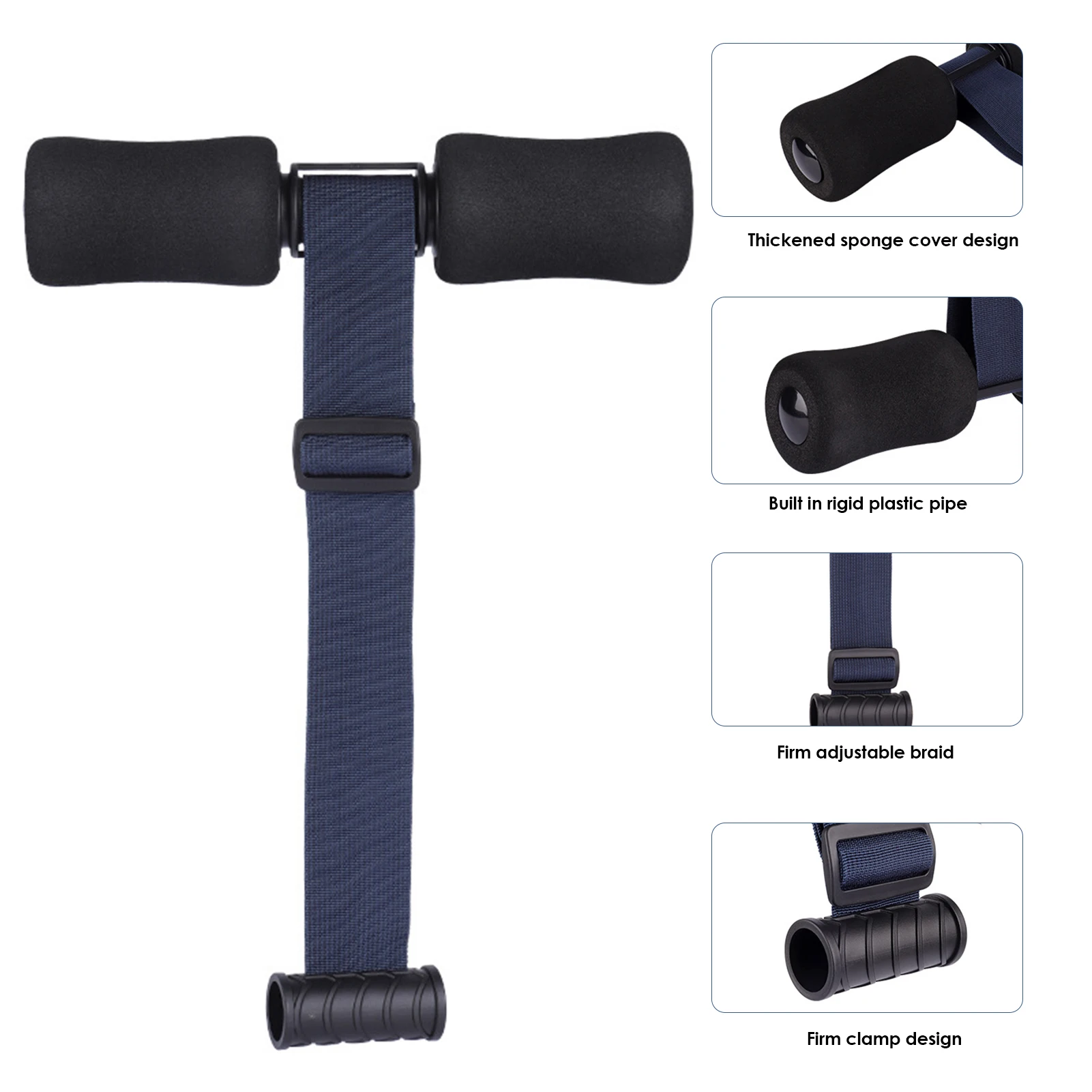 Nordic Hamstring Curl Strap Home Workout Gear Adjustable Hamstring Curls Spanish Squats Workout Nordic Curl Fitness Equipment