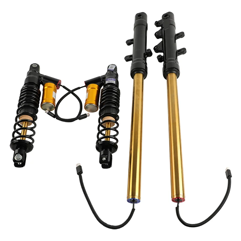 TaiWan KAIFA Electrical Shock Absorber for XMAX 300 250 400 Motorcycle Front Rear Rebound Adjustable Shocks Accessories