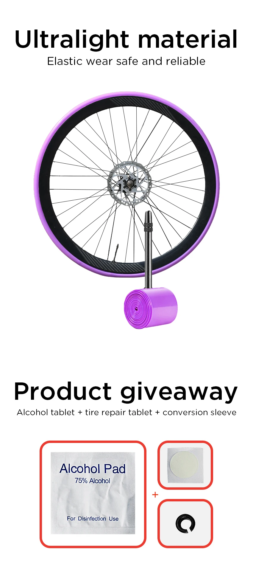 CYDY Fahrrad-TPU-Schlauch 650x23C 25C 26C 27C 28C 30C 32C FV Länge 45/65/85mm Reifenkamera Rennradreifen Fahrradteile 57 – Detail 4