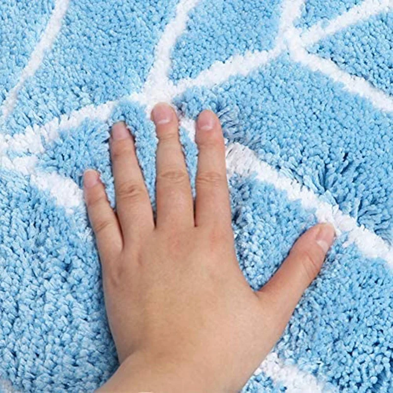 Cute Doormat For Kids - Microfiber Absorbent Bathroom Mats Front Door Mat Carpet Floor Rug Leaf Shape