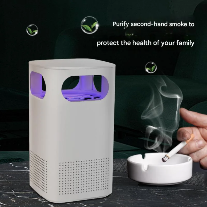 

Portable Desktop Air Cleaner Removes Secondhand Smoke, Formaldehyde, Odors, Pollen & Allergens, Freshens Indoor Air