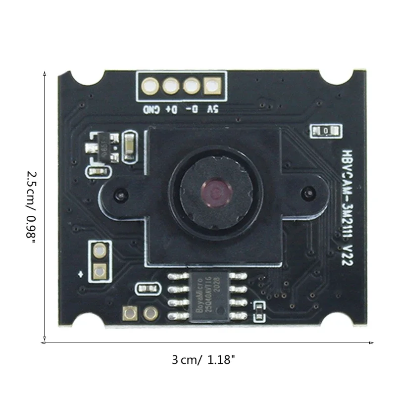 OV3660 صور وحدة كاميرا بمنفذ USB 3MP وحدة مراقبة عدسة التركيز اليدوي 1080P MJPG/YUY2 لوحة كاميرا الويب