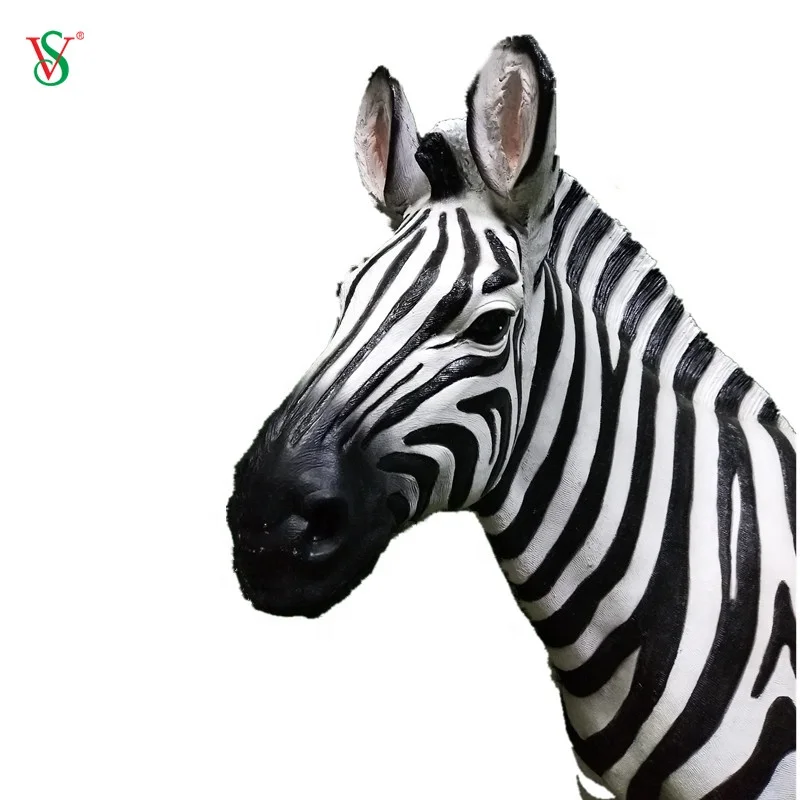 Garden Sculptures Life Size Zebra Horse Aniamted Animal for Shopping Mall Store Display