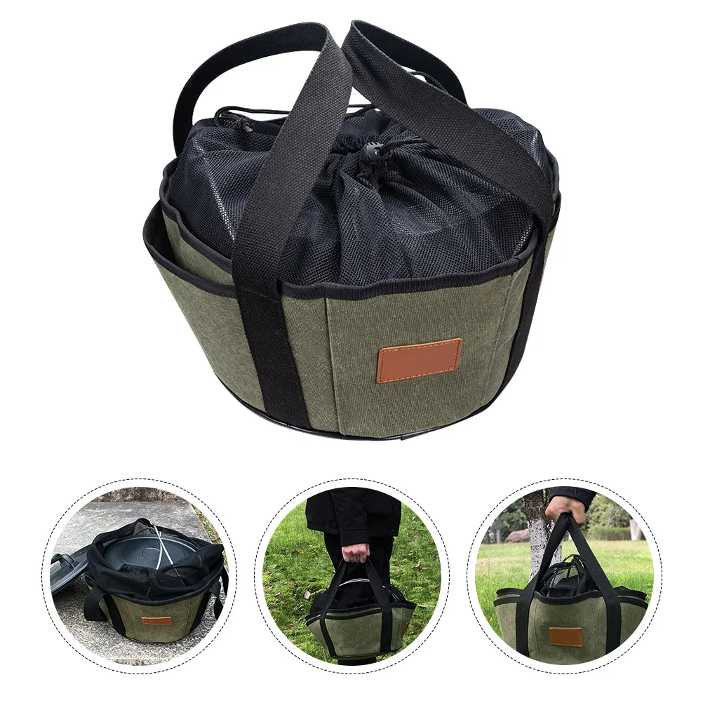 

Chic Long Lasting Dark Organizer Bag Cotton Portable Belt for Household Travel Items Storage Storage Bag