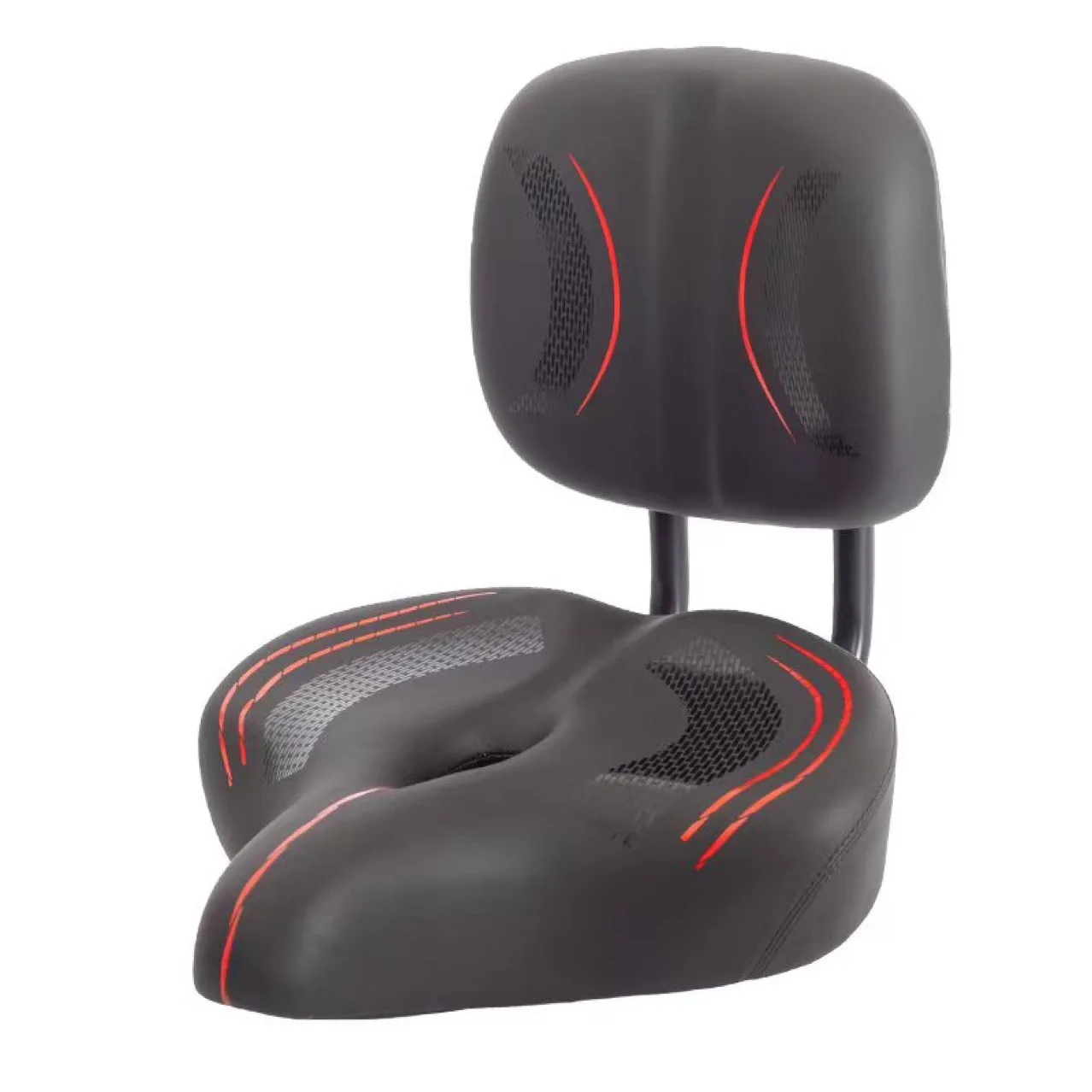 

Electric saddle widened cushion bicycle seat