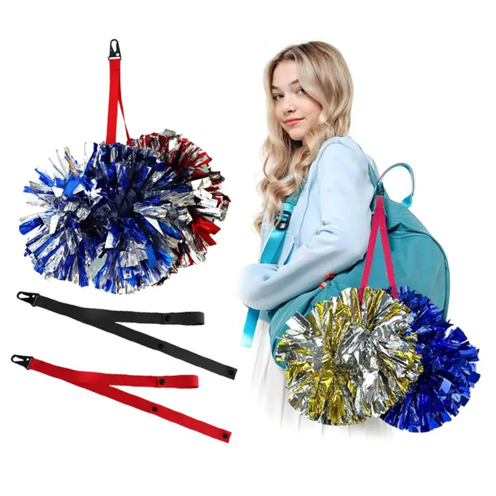 1/2 Pack Cheer Bow Holder Pom Holder Portable Cheerleading Accessories for Teen Girls High School College Sports