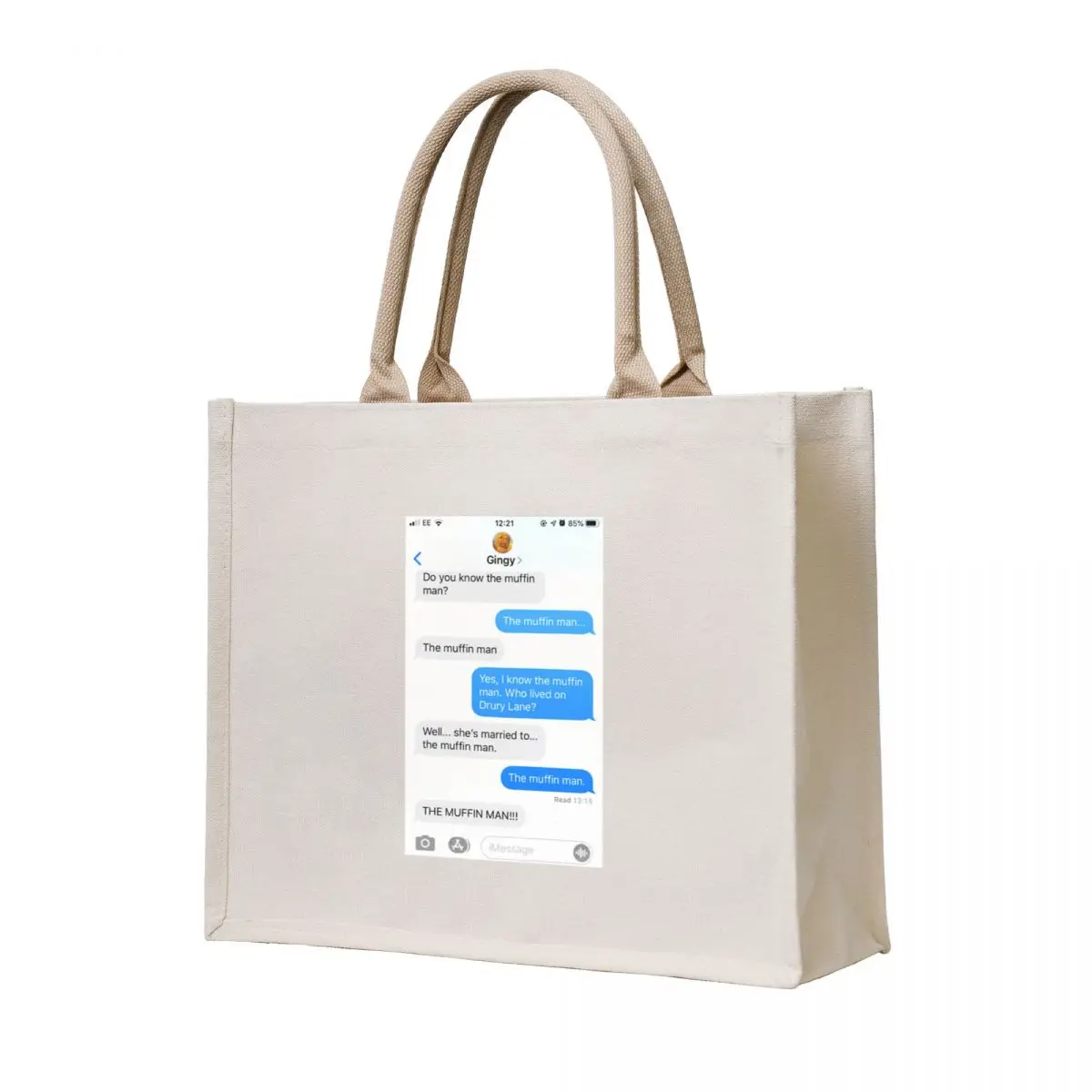 

Do you know the muffin man (1) Tote Bag shopper bag woman canvas tote shopper bag women canvas Women's tote