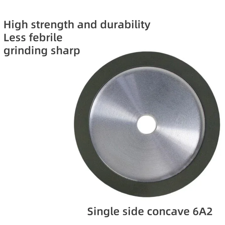 Alloy resin disc-shaped single-sided concave diamond grinding wheel angle grinder for wood polishing and trimming of burrs