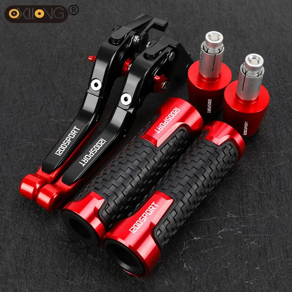 For Moto Guzzi 1200SPORT 1200 SPORT 2007-2013 2012 2011 2010 2009 Motorcycle Adjustable Brake Clutch Levers Handlebar Grips Ends