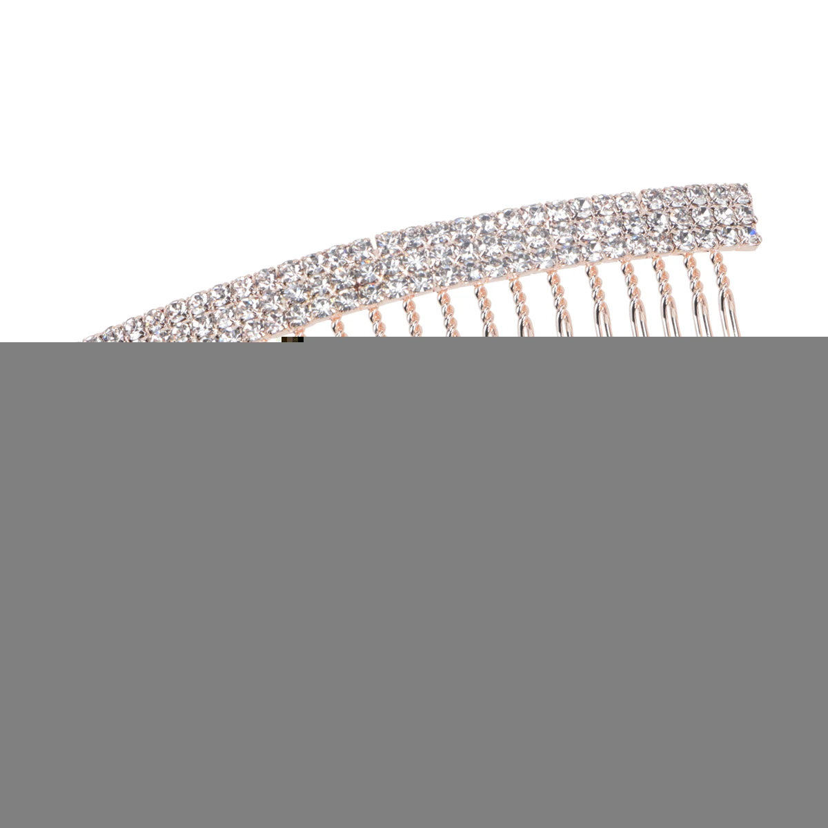 

Rhinestone Hair Comb Diamond Combs Women Accessories Bride Long Wear Fashionable Elegant Hairstyle Party Wedding Bang Comb