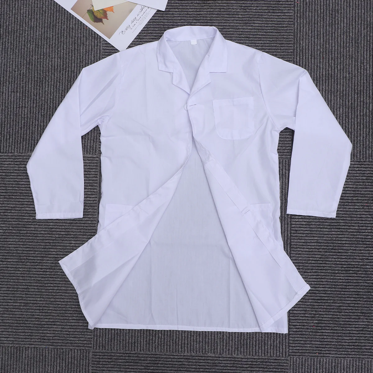 1pc Kids Lab Coat Children White Doctor Costume For Cosplay Comfortable Uniform Suits Boys Girls 4 Size