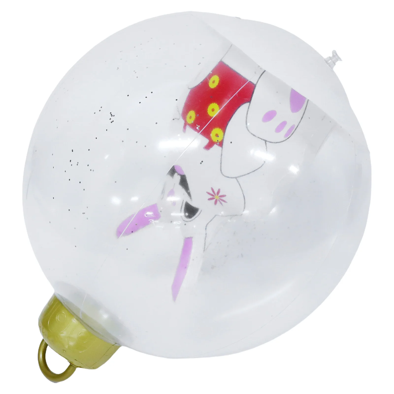 

PVC Inflatable Easter Bunny Ball Outdoor Yard Decoration Hanging Ornament for Garden Park Home Easter Party Outdoor Decor