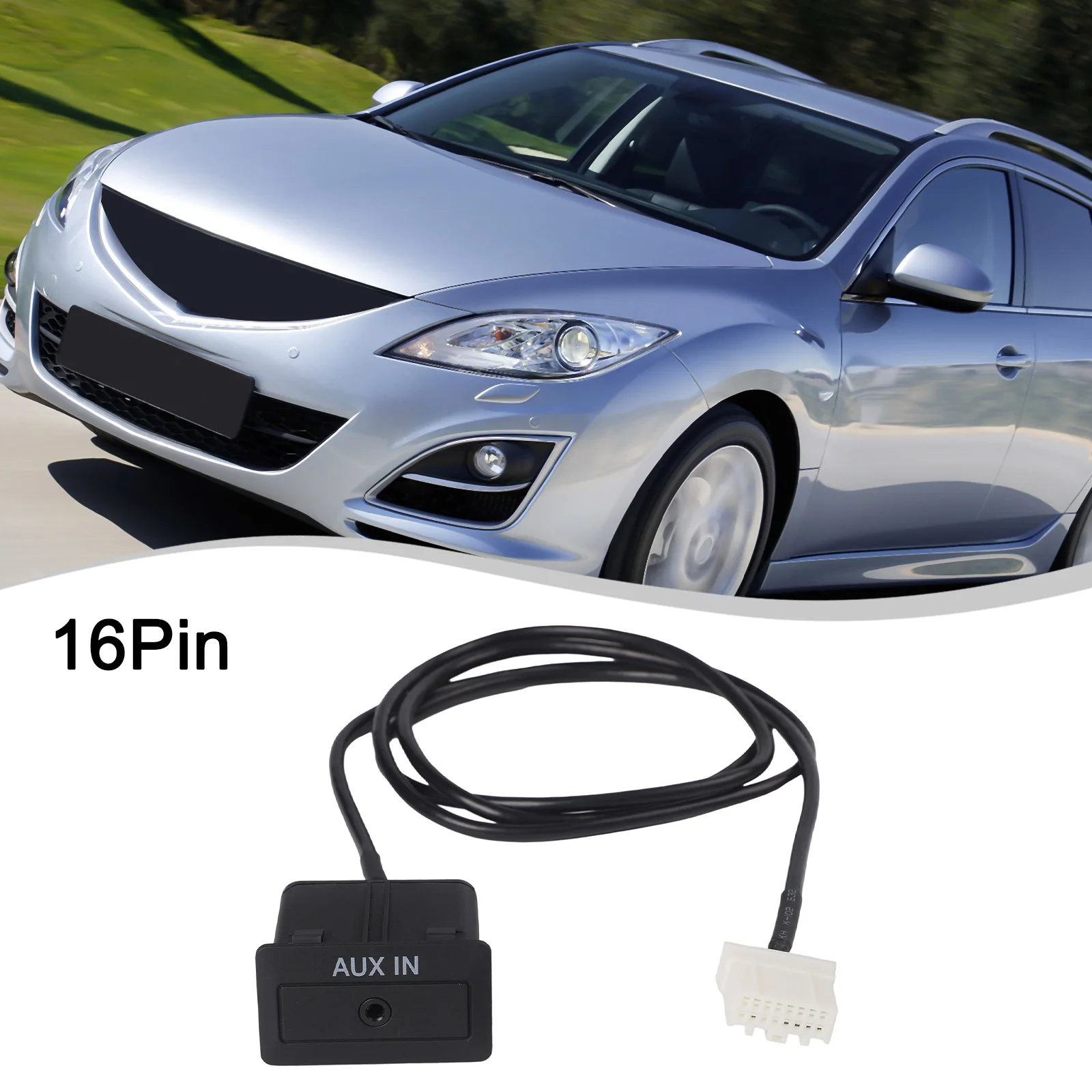 Aux Audio Socket Kit Vehicle Audio 150CM Auxiliary Stereo Socket Reliability And Practicality Wear-resistant Design