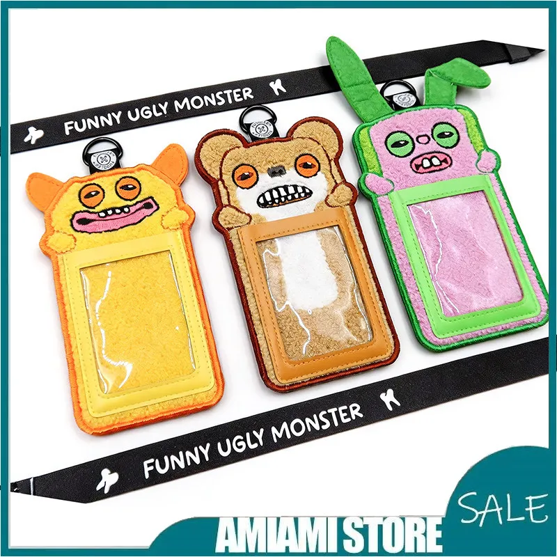 

Креативный держатель для карт Fuggler в виде милого зубастого монстра, подвеска-брелок для сумки, шнурок для студенческого бейджа на шею
