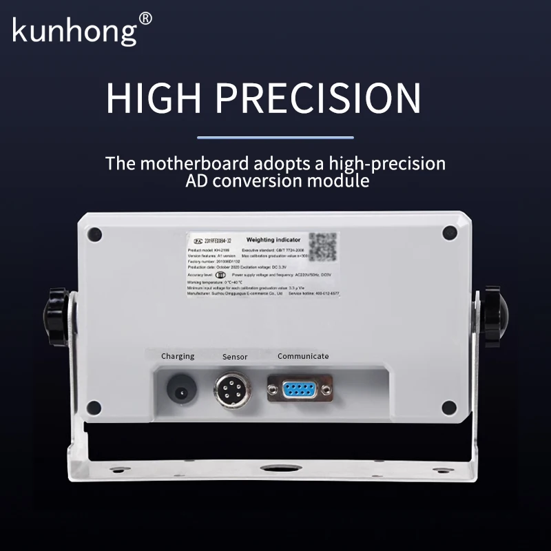 A1 Hot Sell Electronic Industrial Bench Scale Balance Precision Large Positive Display Weighing Indicator
