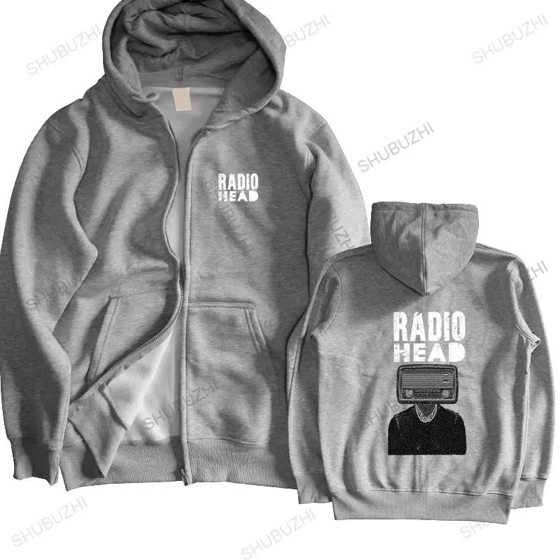 autumn winter hoodies Radiohead, Rock Band, poster, Thom Yorke (ZINK WHITE NATURAL KHAKI) jacket croatia leather men brand hoody