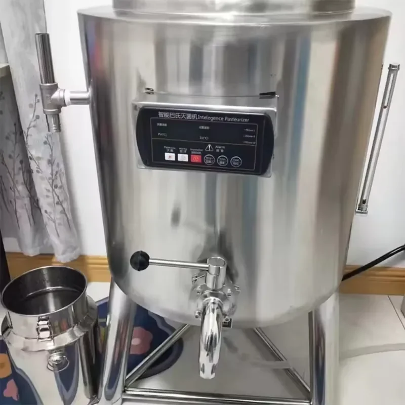 50L Electric Water Bath Pasteurizer for Milk Fresh Dairy Processing Machine Mini Smart Household