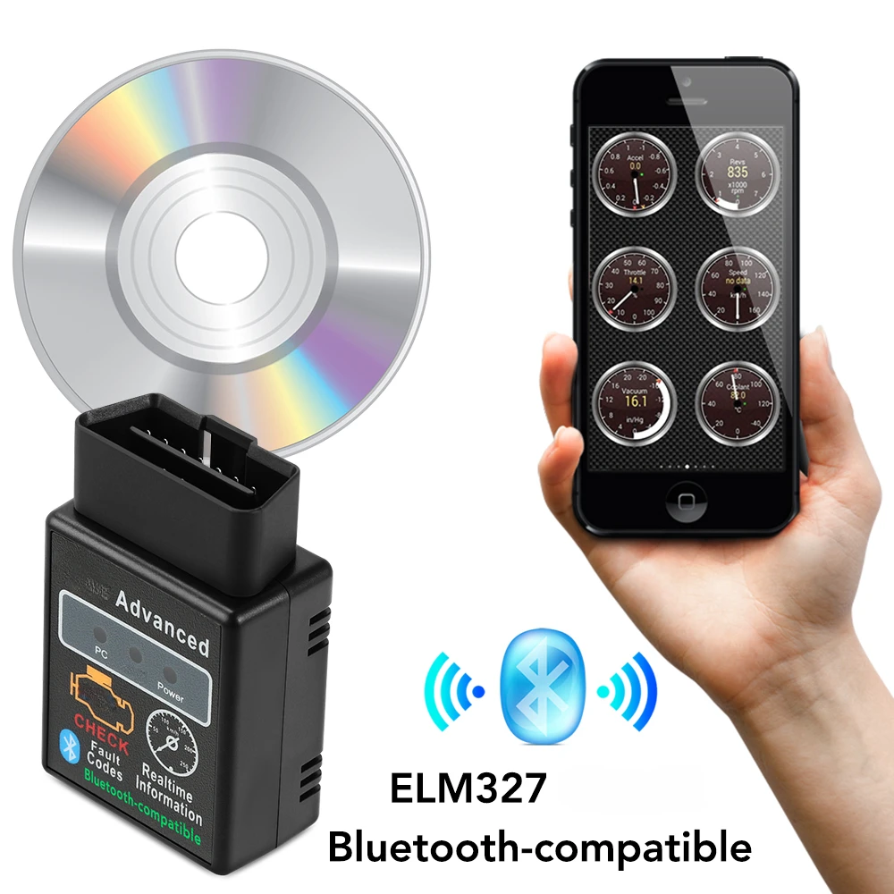 ELM327 Bluetooth-compatible Car Diagnostic Scanner Tool For MG ZS EV MG6 EZS HS EHS 2019 2020 Roewe RX5 i6 i5 RX3 RX8 ERX5