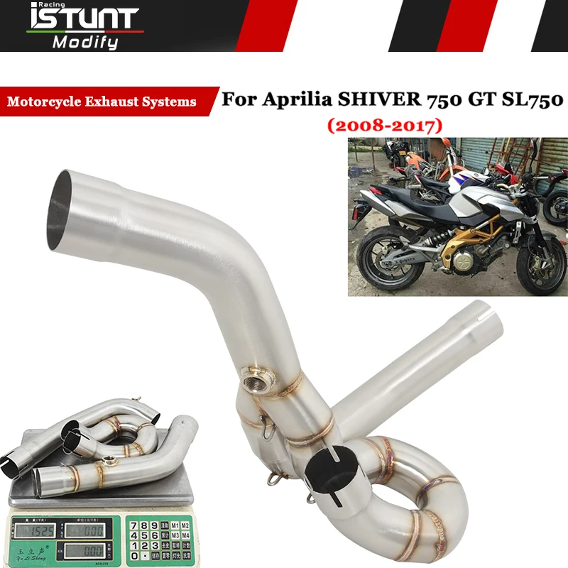 

Slip On For Aprilia Shiver750 SL750 Shiver 750 GT750 2008-2017 Motorcycle Exhaust Systems Link Pipe Esacape Eliminator Enhanced