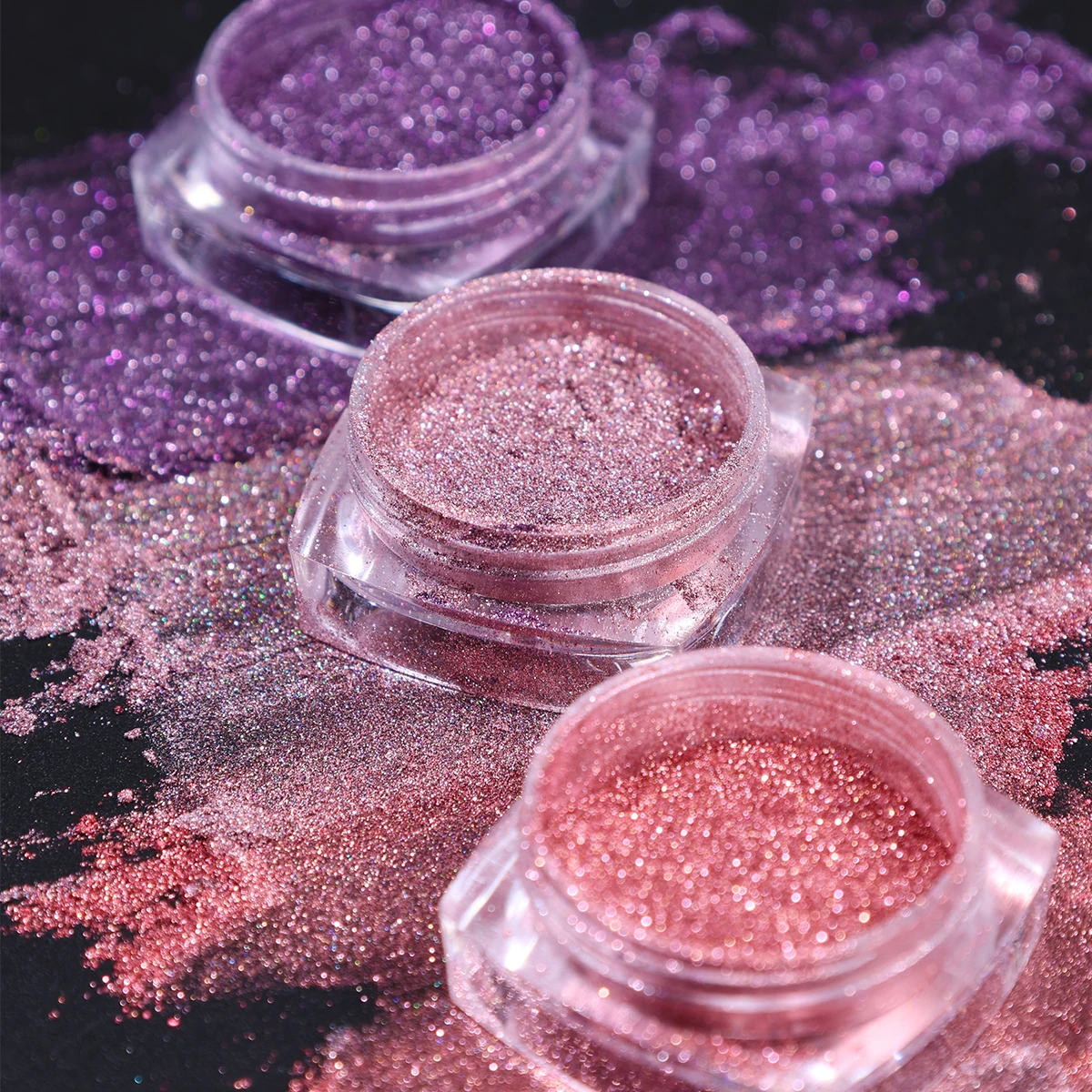 45 colori specchio magico in polvere per unghie con pennello metallico Y2K cromo sfregamento polvere decorazione fai da te fascino flash manicure parti scintillanti