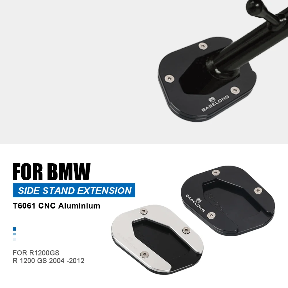 

For BMW R1200GS R 1200 GS 2004 2005 2006 2007 2008 2009 2010 2011 2012 Kickstand Foot Side Stand Extension Support Plate Enlarge